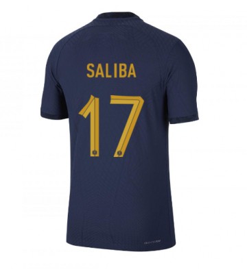 Maillot de foot France William Saliba #17 Domicile Monde 2022 Manches Courte